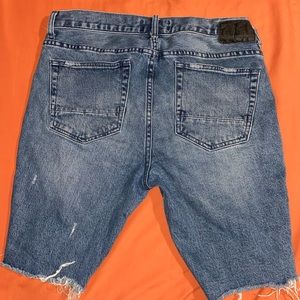 Men’s Dark wash denim shorts